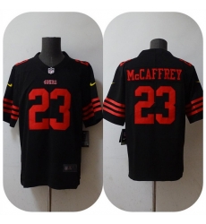 Youth San Francisco 49ers 23 Christian McCaffrey 2022 Black Vapor Untouchable Stitched Jersey Youth San Francisco 49ers 23 Christian McCaffrey 2022 Black Vapor Untouchable Stitched Jersey