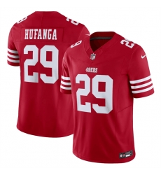 Youth San Francisco 49ers 29 Talanoa Hufanga Red Vapor Untouchable Limited Stitched Football Jersey Youth San Francisco 49ers 29 Talanoa Hufanga Red Vapor Untouchable Limited Stitched Football Jersey