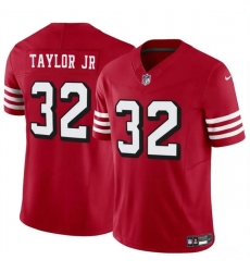Youth San Francisco 49ers 32 Patrick Taylor Jr New Red 2024 F U S E Vapor Untouchable Limited Stitched Football Jersey Youth San Francisco 49ers 32 Patrick Taylor Jr New Red 2024 F U S E Vapor Untouchable Limited Stitched Football Jersey