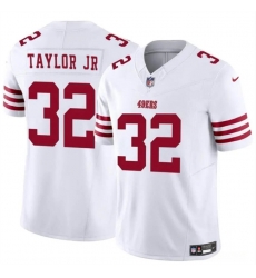 Youth San Francisco 49ers 32 Patrick Taylor Jr White 2024 F U S E Vapor Untouchable Limited Stitched Football Jersey Youth San Francisco 49ers 32 Patrick Taylor Jr White 2024 F U S E Vapor Untouchable Limited Stitched Football Jersey