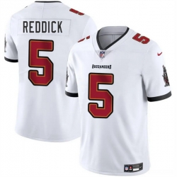 Men Tampa Bay Buccaneers 5 Haason Reddick White Vapor Limited Stitched Jersey