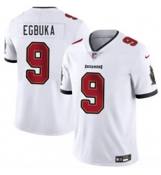 Men Tampa Bay Buccaneers 9 Emeka Egbuka White 2025 Draft Vapor Untouchable Limited Stitched Football Jersey