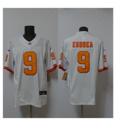 Men Tampa Bay Buccaneers 9 Emeka Egbuka White 2025 F U S E Vapor Limited Stitched Jersey Men Tampa Bay Buccaneers 9 Emeka Egbuka White 2025 F U S E Vapor Limited Stitched Jersey