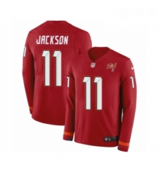 Mens Nike Tampa Bay Buccaneers 11 DeSean Jackson Limited Red Therma Long Sleeve NFL Jersey Mens Nike Tampa Bay Buccaneers 11 DeSean Jackson Limited Red Therma Long Sleeve NFL Jersey