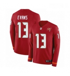 Mens Nike Tampa Bay Buccaneers 13 Mike Evans Limited Red Therma Long Sleeve NFL Jersey Mens Nike Tampa Bay Buccaneers 13 Mike Evans Limited Red Therma Long Sleeve NFL Jersey