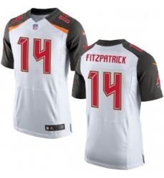 Mens Nike Tampa Bay Buccaneers 14 Ryan Fitzpatrick Elite White NFL Jersey Mens Nike Tampa Bay Buccaneers 14 Ryan Fitzpatrick Elite White NFL Jersey
