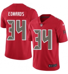 Nike Buccaneers 34 Mike Edwards Red Men Stitched NFL Limited Rush Jersey Nike Buccaneers 34 Mike Edwards Red Men Stitched NFL Limited Rush Jersey