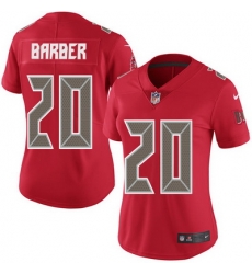 Nike Buccaneers #20 Ronde Barber Red Womens Stitched NFL Limited Rush Jersey Nike Buccaneers #20 Ronde Barber Red Womens Stitched NFL Limited Rush Jersey