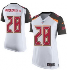 Nike Buccaneers #28 Vernon Hargreaves III White Womens Stitched NFL New Elite Jersey Nike Buccaneers #28 Vernon Hargreaves III White Womens Stitched NFL New Elite Jersey