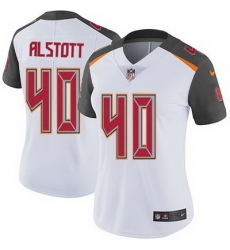 Nike Buccaneers #40 Mike Alstott White Womens Stitched NFL Vapor Untouchable Limited Jersey Nike Buccaneers #40 Mike Alstott White Womens Stitched NFL Vapor Untouchable Limited Jersey