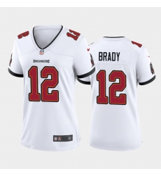 Women Nike Tampa Bay Buccaneers 12 Tom Brady White Nike Game Jersey Women Nike Tampa Bay Buccaneers 12 Tom Brady White Nike Game Jersey