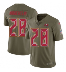 Womens Nike Buccaneers #28 Vernon Hargreaves III Olive Youth Stitched NFL Limited 2017 Salute to Service Jersey Womens Nike Buccaneers #28 Vernon Hargreaves III Olive Youth Stitched NFL Limited 2017 Salute to Service Jersey