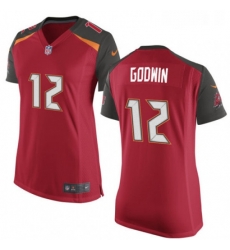 Womens Nike Tampa Bay Buccaneers 12 Chris Godwin Game Red Team Color NFL Jersey Womens Nike Tampa Bay Buccaneers 12 Chris Godwin Game Red Team Color NFL Jersey