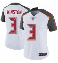 Womens Nike Tampa Bay Buccaneers 3 Jameis Winston Elite White NFL Jersey Womens Nike Tampa Bay Buccaneers 3 Jameis Winston Elite White NFL Jersey