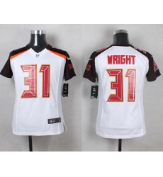 Nike Buccaneers #31 Major Wright White Youth Stitched NFL New Elite Jersey Nike Buccaneers #31 Major Wright White Youth Stitched NFL New Elite Jersey