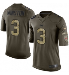 Youth Nike Tampa Bay Buccaneers 3 Jameis Winston Elite Green Salute to Service NFL Jersey Youth Nike Tampa Bay Buccaneers 3 Jameis Winston Elite Green Salute to Service NFL Jersey