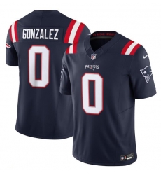 Men New England Patriots 0 Christian Gonzalez Navy 2025 F U S E Vapor Limited Stitched Football Jersey Men New England Patriots 0 Christian Gonzalez Navy 2025 F U S E Vapor Limited Stitched Football Jersey