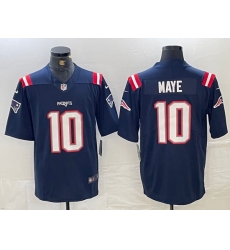 Men New England Patriots 10 Drake Maye 2024 Draft Vapor Limited Stitched Football Jersey Men New England Patriots 10 Drake Maye 2024 Draft Vapor Limited Stitched Football Jersey