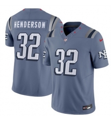 Men New England Patriots 32 TreVeyon Henderson 2025 F U S E Rivalries Vapor Limited Stitched Football Jersey