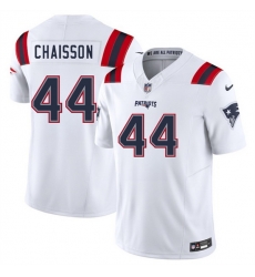 Men New England Patriots 44 K 27Lavon Chaisson White 2025 F U S E Vapor Limited Stitched Football Jersey Men New England Patriots 44 K 27Lavon Chaisson White 2025 F U S E Vapor Limited Stitched Football Jersey