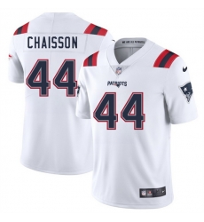 Men New England Patriots 44 K 27Lavon Chaisson White 2025 Vapor Limited Stitched Football Jersey