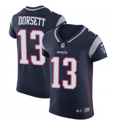 Men Nike Patriots #13 Phillip Dorsett Navy Blue Team Color Stitched NFL Vapor Untouchable Elite Jersey Men Nike Patriots #13 Phillip Dorsett Navy Blue Team Color Stitched NFL Vapor Untouchable Elite Jersey