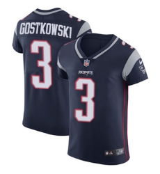 Men Nike Patriots #3 Stephen Gostkowski Navy Blue Team Color Stitched NFL Vapor Untouchable Elite Jersey Men Nike Patriots #3 Stephen Gostkowski Navy Blue Team Color Stitched NFL Vapor Untouchable Elite Jersey