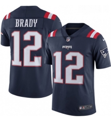 Mens Nike New England Patriots 12 Tom Brady Limited Navy Blue Rush Vapor Untouchable NFL Jersey Mens Nike New England Patriots 12 Tom Brady Limited Navy Blue Rush Vapor Untouchable NFL Jersey