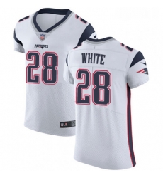 Mens Nike New England Patriots 28 James White White Vapor Untouchable Elite Player NFL Jersey Mens Nike New England Patriots 28 James White White Vapor Untouchable Elite Player NFL Jersey