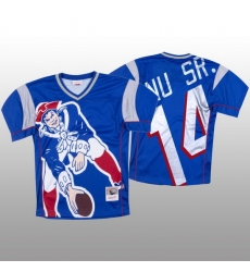 NFL New England Patriots 14 Mohamed Sanu Sr Blue Men Mitchell 26 Nell Big Face Fashion Limited NFL Jersey NFL New England Patriots 14 Mohamed Sanu Sr Blue Men Mitchell 26 Nell Big Face Fashion Limited NFL Jersey