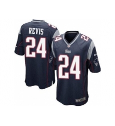 Nike New England Patriots 24 Darrelle Revis Blue Game NFL Jersey Nike New England Patriots 24 Darrelle Revis Blue Game NFL Jersey