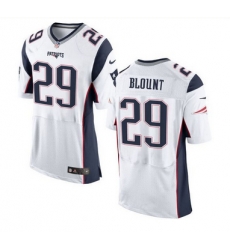 Nike New England Patriots #29 LeGarrette Blount White Men 27s Stitched NFL New Elite Jersey Nike New England Patriots #29 LeGarrette Blount White Men 27s Stitched NFL New Elite Jersey
