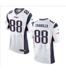 Nike New England Patriots #88 Scott Chandler White Men 27s Stitched NFL New Elite Jersey Nike New England Patriots #88 Scott Chandler White Men 27s Stitched NFL New Elite Jersey