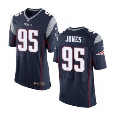 Nike New England Patriots #95 Chandler Jones Navy Blue Team Color Men 27s Stitched NFL New Elite Jersey Nike New England Patriots #95 Chandler Jones Navy Blue Team Color Men 27s Stitched NFL New Elite Jersey