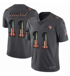 Nike Patriots 11 Julian Edelman 2019 Salute To Service USA Flag Fashion Limited Jersey Nike Patriots 11 Julian Edelman 2019 Salute To Service USA Flag Fashion Limited Jersey