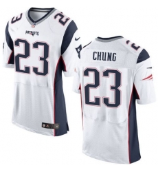 Nike Patriots #23 Patrick Chung White Mens Stitched NFL New Elite Jersey Nike Patriots #23 Patrick Chung White Mens Stitched NFL New Elite Jersey