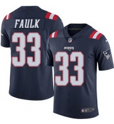 Nike Patriots #33 Kevin Faulk Navy Blue Mens Stitched NFL Limited Rush Jersey Nike Patriots #33 Kevin Faulk Navy Blue Mens Stitched NFL Limited Rush Jersey