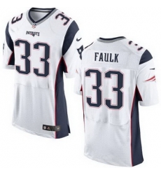 Nike Patriots #33 Kevin Faulk White Mens Stitched NFL New Elite Jersey Nike Patriots #33 Kevin Faulk White Mens Stitched NFL New Elite Jersey