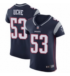 Nike Patriots 53 Josh Uche Navy Blue Team Color Men Stitched NFL Vapor Untouchable Elite Jersey Nike Patriots 53 Josh Uche Navy Blue Team Color Men Stitched NFL Vapor Untouchable Elite Jersey