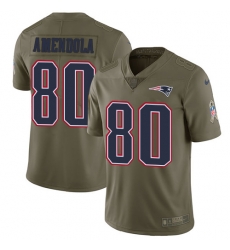 Nike Patriots #80 Danny Amendola Olive Mens Stitched NFL Limited 2017 Salute To Service Jersey Nike Patriots #80 Danny Amendola Olive Mens Stitched NFL Limited 2017 Salute To Service Jersey