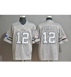 Patriots 12 Tom Brady 2019 Gray Gridiron Gray Vapor Untouchable Limited Jersey Patriots 12 Tom Brady 2019 Gray Gridiron Gray Vapor Untouchable Limited Jersey