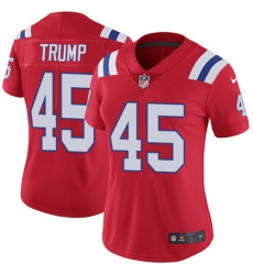 Nike Patriots #45 Donald Trump Red Alternate Womens Stitched NFL Vapor Untouchable Limited Jersey Nike Patriots #45 Donald Trump Red Alternate Womens Stitched NFL Vapor Untouchable Limited Jersey