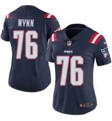 Nike Patriots #76 Isaiah Wynn Navy Blue Womens Stitched NFL Limited Rush Jersey Nike Patriots #76 Isaiah Wynn Navy Blue Womens Stitched NFL Limited Rush Jersey