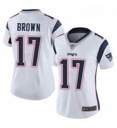 Patriots #17 Antonio Brown White Women Stitched Football Vapor Untouchable Limited Jersey Patriots #17 Antonio Brown White Women Stitched Football Vapor Untouchable Limited Jersey