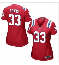 Women New Patriots #33 Dion Lewis Red Alternate Stitched NFL Elite Jersey Women New Patriots #33 Dion Lewis Red Alternate Stitched NFL Elite Jersey