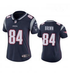 Women Nike New England Patriots 84 Antonio Brown Navy Blue Vapor Limited Jersey Women Nike New England Patriots 84 Antonio Brown Navy Blue Vapor Limited Jersey