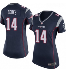 Womens Nike New England Patriots 14 Brandin Cooks Game Navy Blue Team Color NFL Jersey Womens Nike New England Patriots 14 Brandin Cooks Game Navy Blue Team Color NFL Jersey