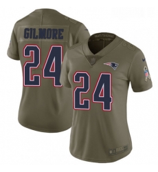 Womens Nike New England Patriots 24 Stephon Gilmore Limited Olive 2017 Salute to Service NFL Jersey Womens Nike New England Patriots 24 Stephon Gilmore Limited Olive 2017 Salute to Service NFL Jersey