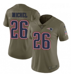 Womens Nike New England Patriots 26 Sony Michel Limited Olive Camo 2017 Salute to Service NFL Jersey Womens Nike New England Patriots 26 Sony Michel Limited Olive Camo 2017 Salute to Service NFL Jersey