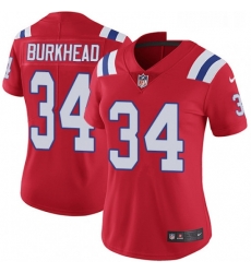Womens Nike New England Patriots 34 Rex Burkhead Red Alternate Vapor Untouchable Limited Player NFL Jersey Womens Nike New England Patriots 34 Rex Burkhead Red Alternate Vapor Untouchable Limited Player NFL Jersey